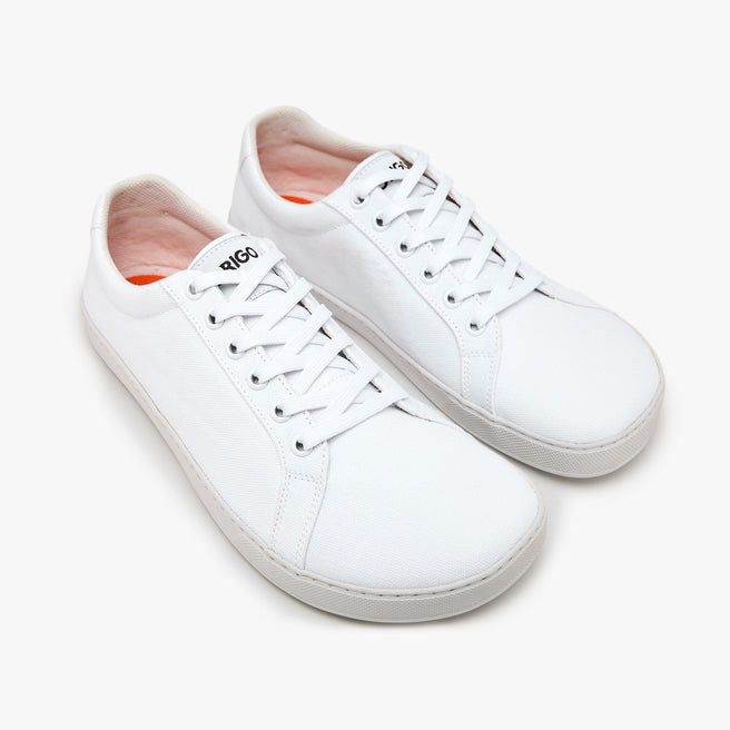 Tenis barefoot Everyday Sneaker Gen 4 en lona de algodon White para hombre Origo - vista 3