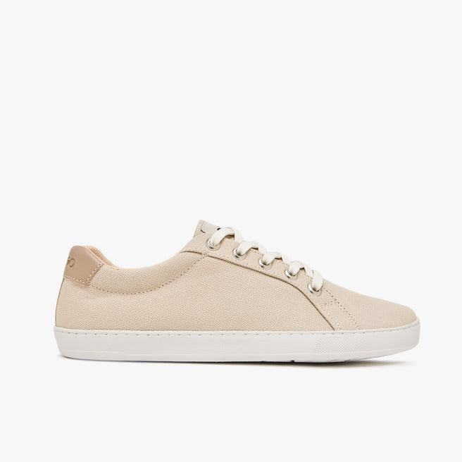 Tenis barefoot Everyday Sneaker Gen 4 en lona de algodon Beige para mujer Origo - vista 3