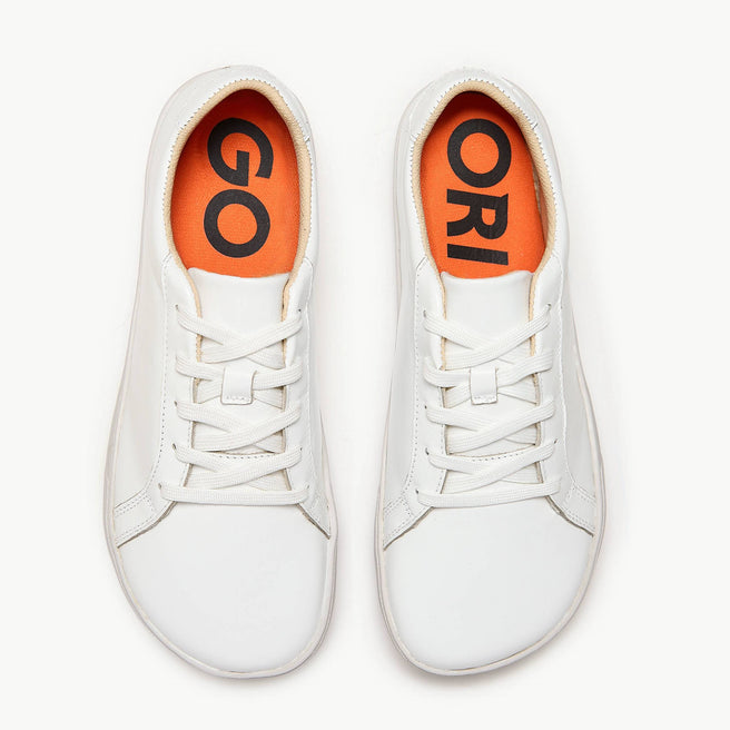 Tenis barefoot Everyday Sneaker Gen 4 en piel natural White para mujer Origo - vista 2