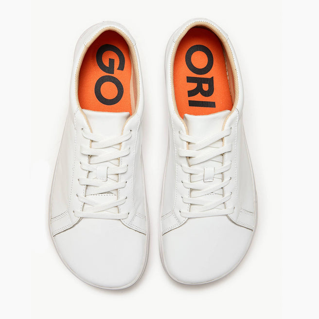 Tenis barefoot Everyday Sneaker Gen 4 en piel natural White para hombre Origo - vista 2