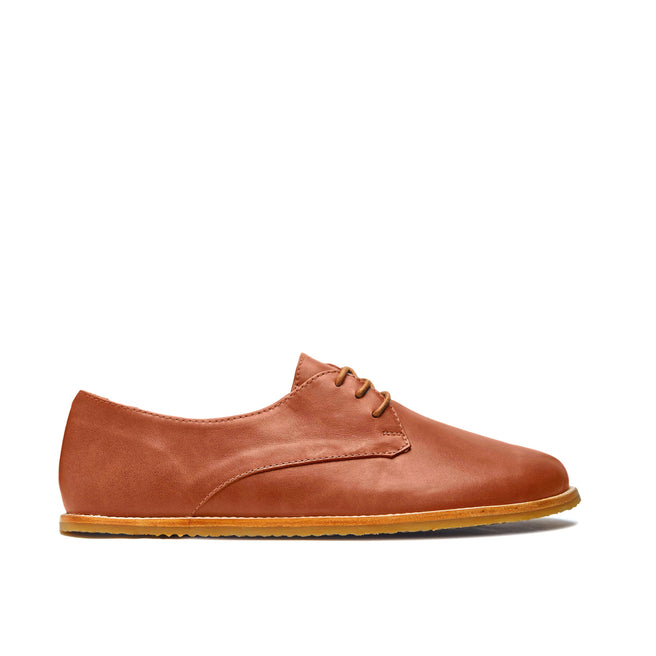Zapato barefoot The Derby en piel natural Cinnamon para hombre Origo - vista 5