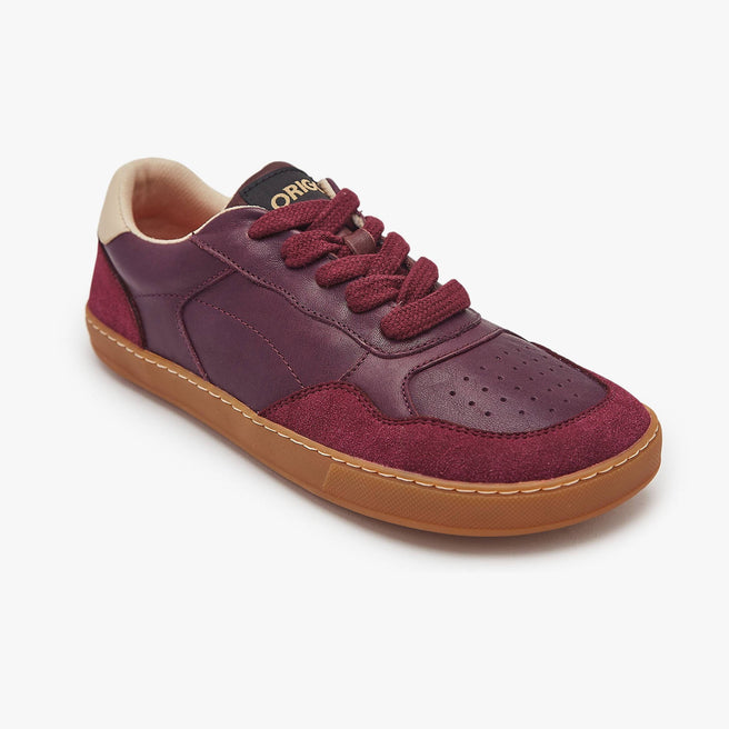 Tenis barefoot Modern Retro Vino para mujer Origo – vista 1