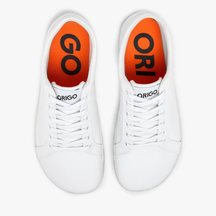 Tenis barefoot Everyday Sneaker Gen 4 en lona de algodon White para hombre Origo - vista 6