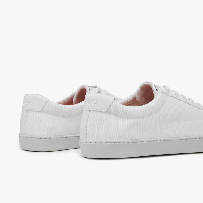 Tenis barefoot Everyday Sneaker Gen 4 en lona de algodon White para mujer Origo - vista 4