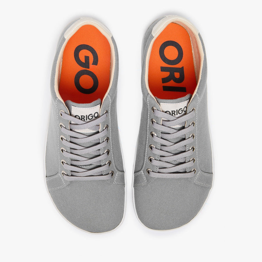 Tenis barefoot Everyday Sneaker Gen 4 en lona de algodon Light Grey para hombre Origo - vista 5