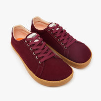 Tenis barefoot Everyday Sneaker Gen 4 en lona de algodon Burgundy with Amber Sole para hombre Origo - vista 2