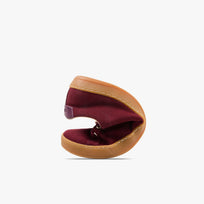 Tenis barefoot Everyday Sneaker Gen 4 en lona de algodon Burgundy with Amber Sole para hombre Origo - vista 6