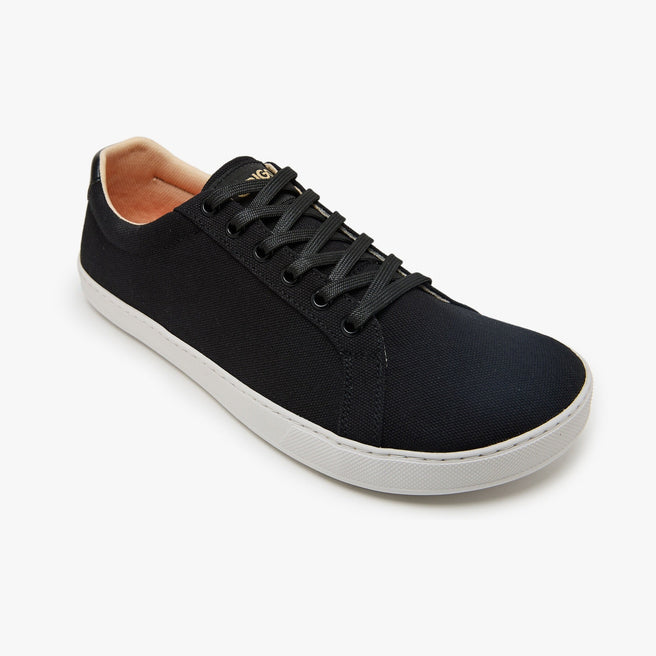 Tenis barefoot Everyday Sneaker Gen 4 en lona de algodon Black para hombre Origo - vista 1