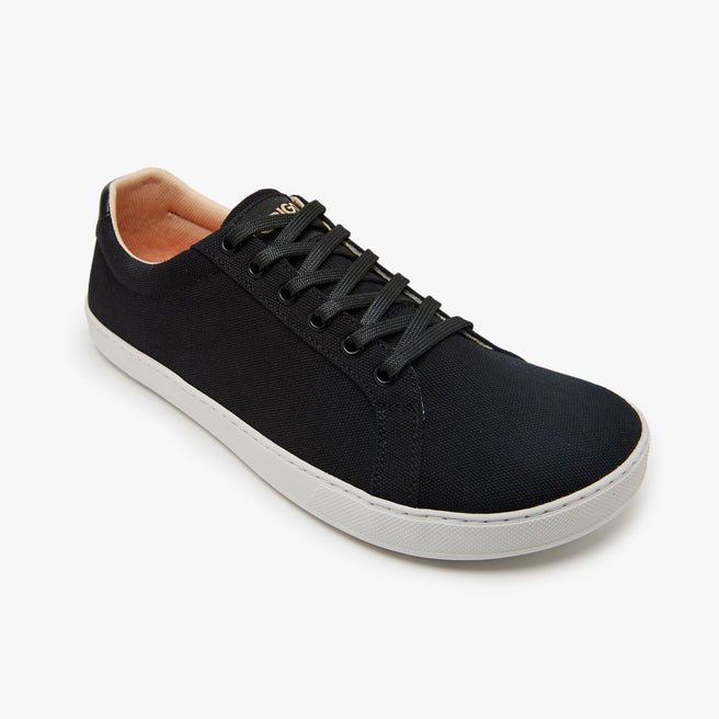 Tenis barefoot Everyday Sneaker Gen 4 en lona de algodon Black para hombre Origo - vista 1