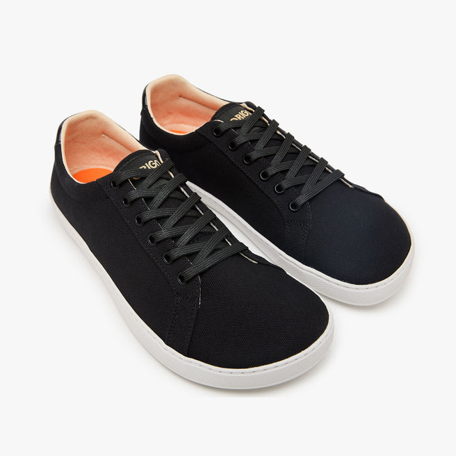 Tenis barefoot Everyday Sneaker Gen 4 en lona de algodon Black para hombre Origo - vista 2