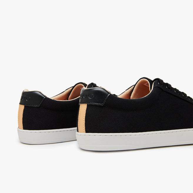 Tenis barefoot Everyday Sneaker Gen 4 en lona de algodon Black para hombre Origo - vista 4