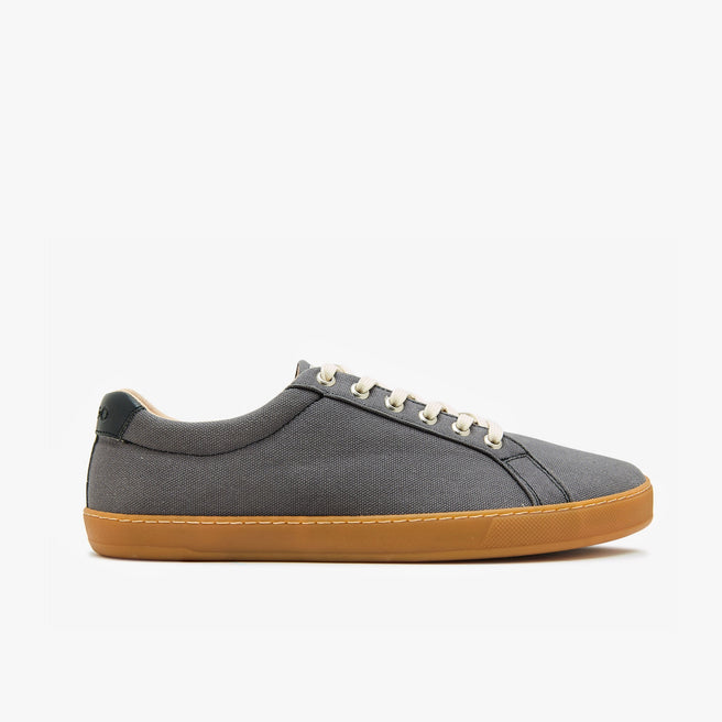 Tenis barefoot The Everyday Sneaker en lona de algodón Slate Grey para hombre Origo - vista 3
