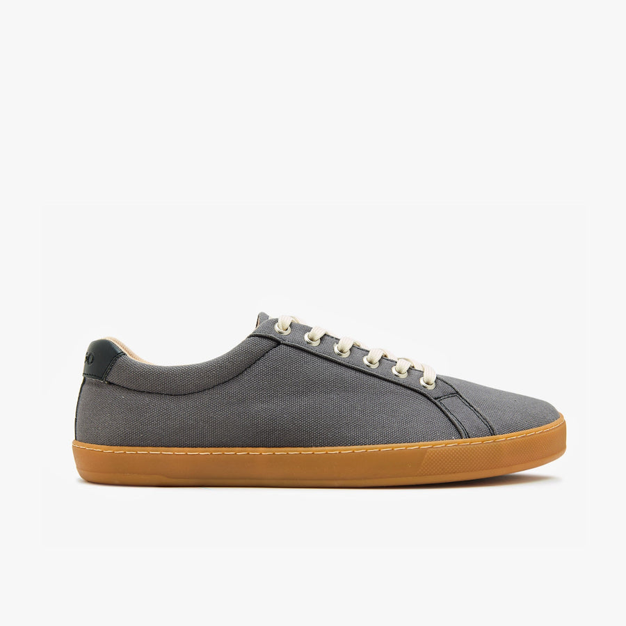 Tenis barefoot The Everyday Sneaker en lona de algodón Slate Grey para hombre Origo - vista 3