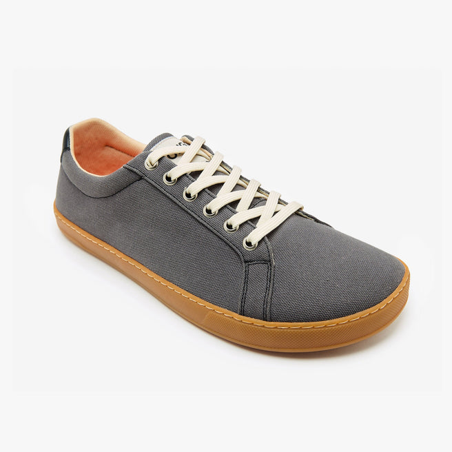 Tenis barefoot The Everyday Sneaker en lona de algodón Slate Grey para hombre Origo - vista 4