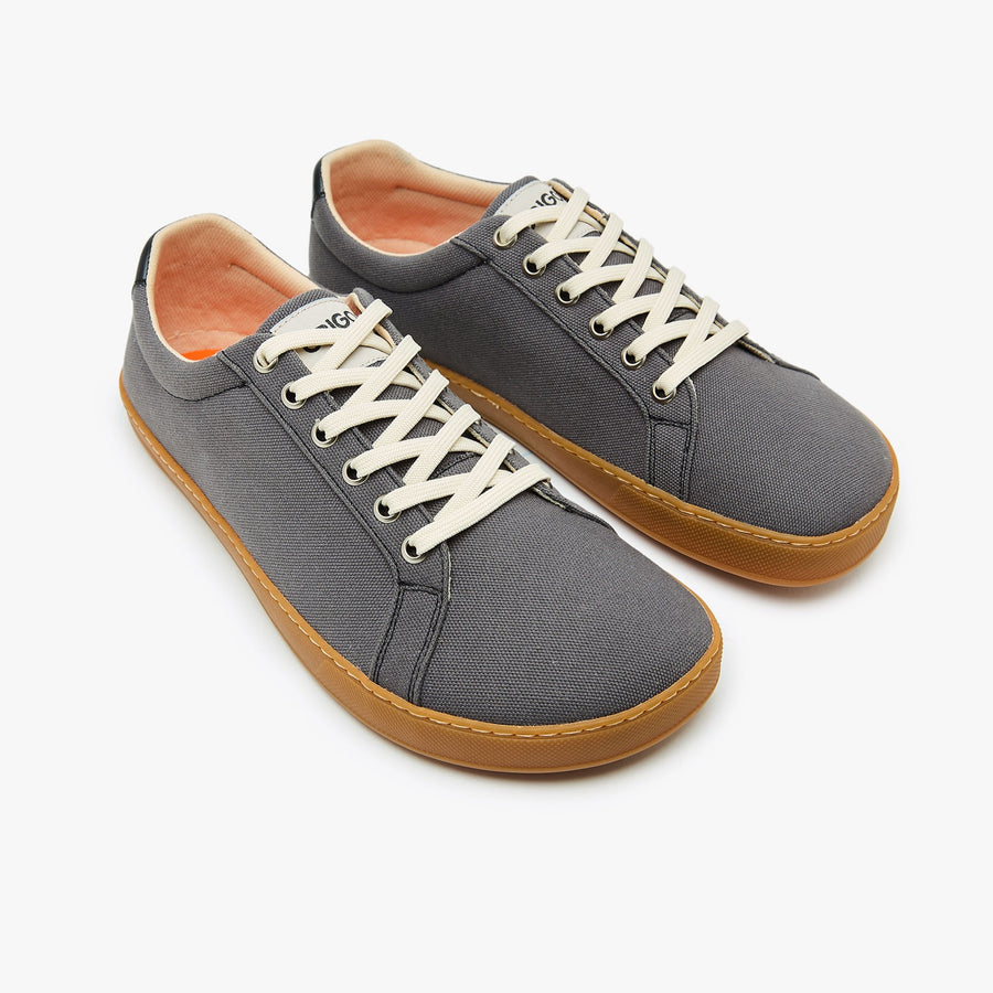 Tenis barefoot The Everyday Sneaker en lona de algodón Slate Grey para hombre Origo - vista 5
