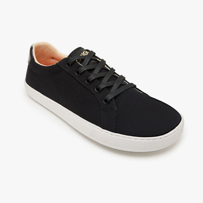 Tenis barefoot Everyday Sneaker Gen 4 en lona de algodon Black para mujer Origo - vista 1