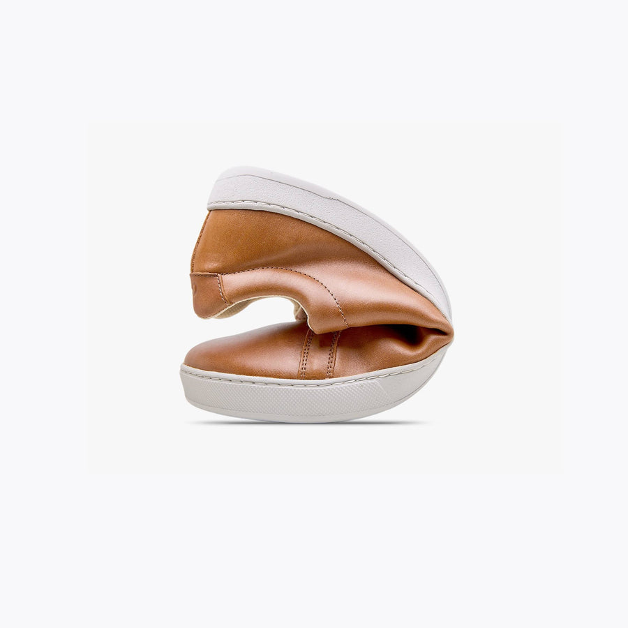 Tenis barefoot Everyday Sneaker Gen 4 en piel natural Caramel para mujer Origo - vista 6