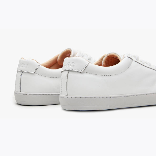 Tenis barefoot Everyday Sneaker Gen 4 en piel natural White para mujer Origo - vista 4