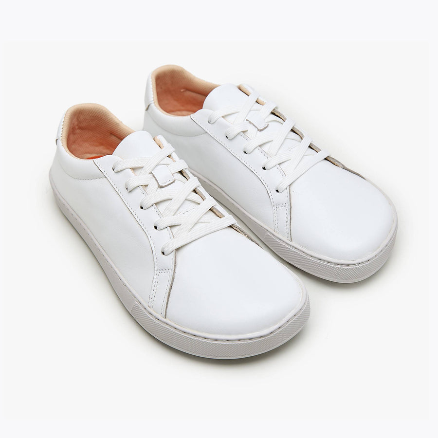 Tenis barefoot Everyday Sneaker Gen 4 en piel natural White para mujer Origo - vista 7