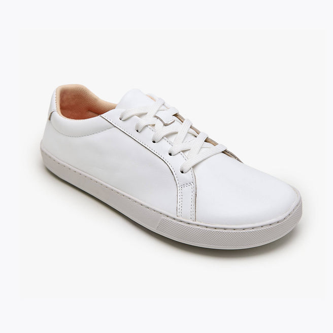 Tenis barefoot Everyday Sneaker Gen 4 en piel natural White para mujer Origo - vista 1
