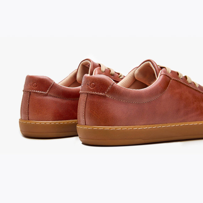Tenis barefoot Everyday Sneaker Gen 4 en piel natural Cinnamon para hombre Origo - vista 4