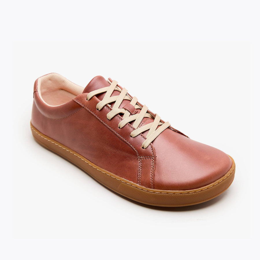 Tenis barefoot Everyday Sneaker Gen 4 en piel natural Cinnamon para hombre Origo - vista 1