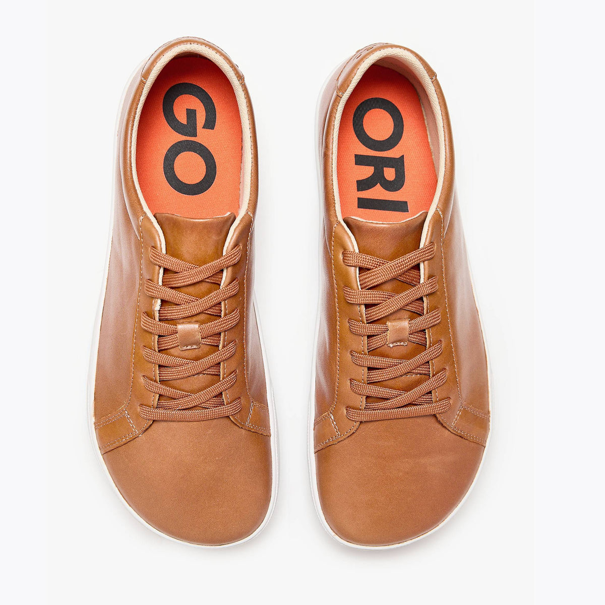 Tenis barefoot Everyday Sneaker Gen 4 en piel natural Caramel para hombre Origo - vista 2