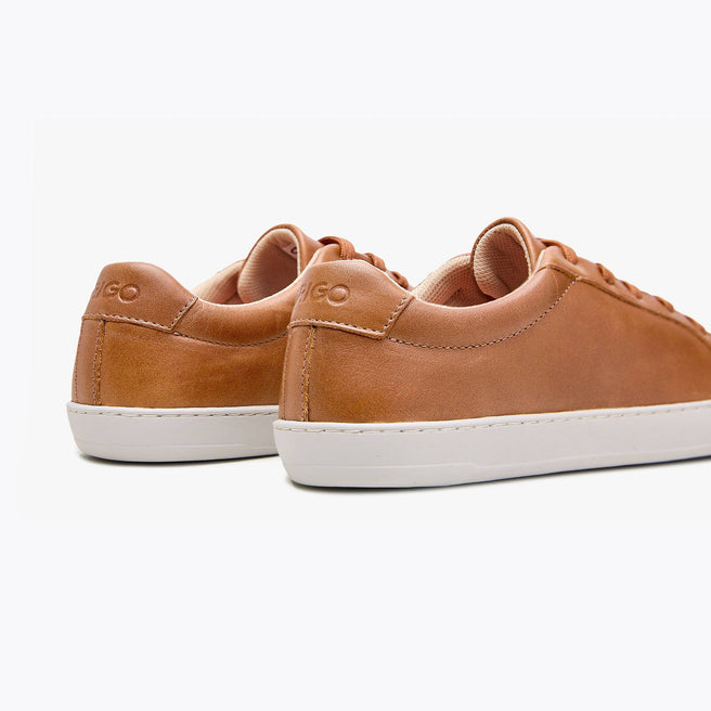 Tenis barefoot Everyday Sneaker Gen 4 en piel natural Caramel para hombre Origo - vista 3