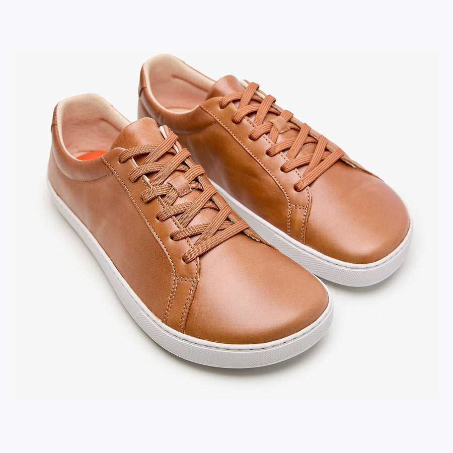 Tenis barefoot Everyday Sneaker Gen 4 en piel natural Caramel para hombre Origo - vista 7