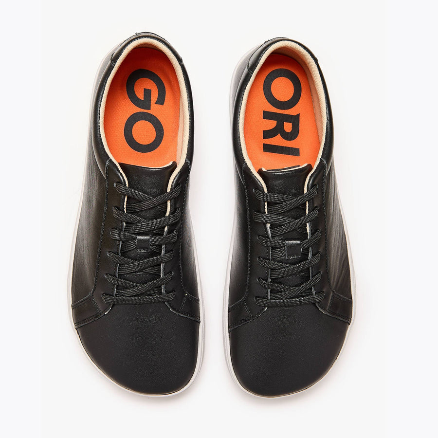 Tenis barefoot Everyday Sneaker Gen 4 en piel natural Black para hombre Origo - vista 2