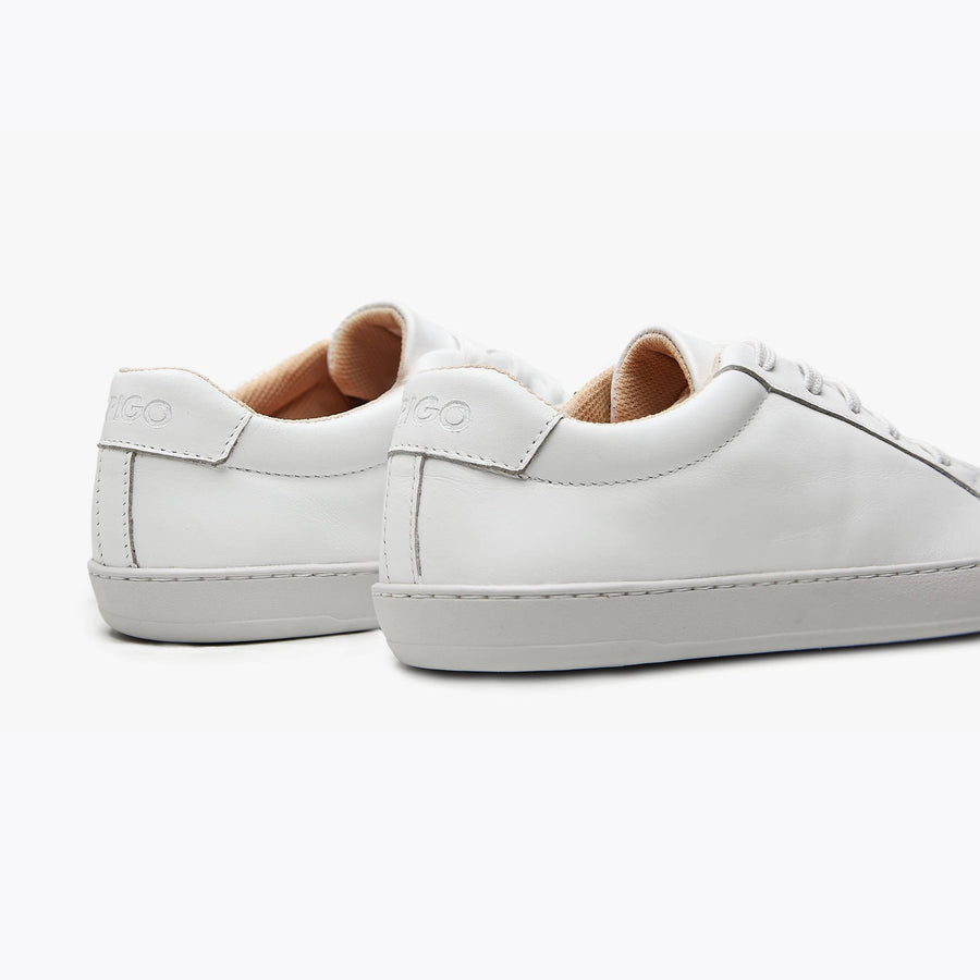 Tenis barefoot Everyday Sneaker Gen 4 en piel natural White para hombre Origo - vista 4