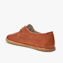 Zapato barefoot The Derby en piel natural Cinnamon para hombre Origo - vista 6