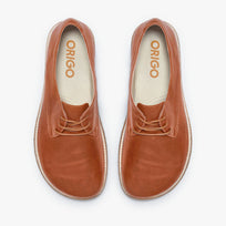 The Derby para Hombre, Cinnamon - vista cenital del par