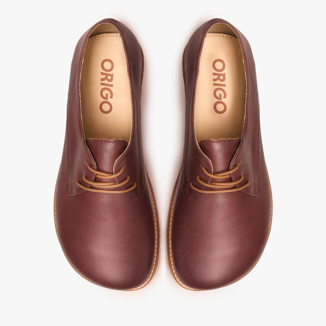 The Derby para Hombre en Piel Natural Mahogany - vista 4