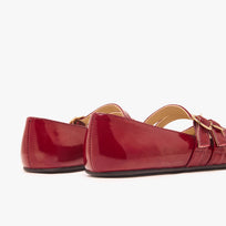 The Double Strap Mary Jane para Mujer Patent Cherry - vista 7