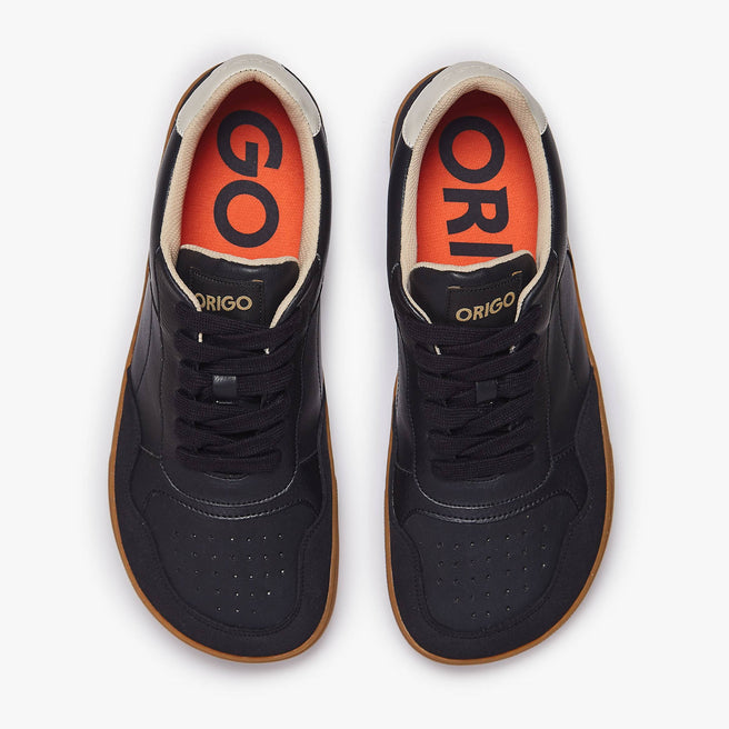 Tenis barefoot Modern Retro Negro para hombre Origo – vista 2