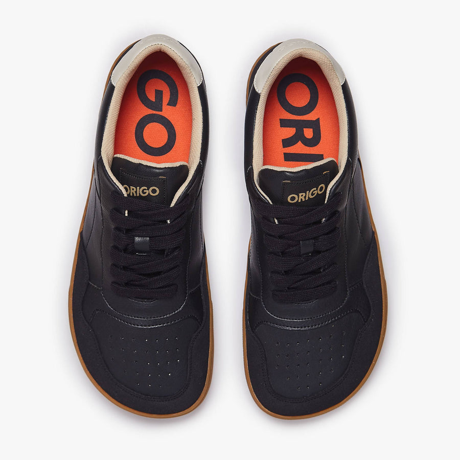 Tenis barefoot Modern Retro Negro para hombre Origo – vista 2