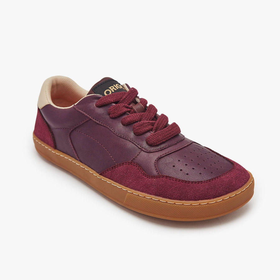 Tenis barefoot Modern Retro Vino para mujer Origo – vista 1